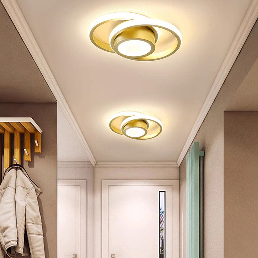 Double Ring LED Ceiling Light | Modern