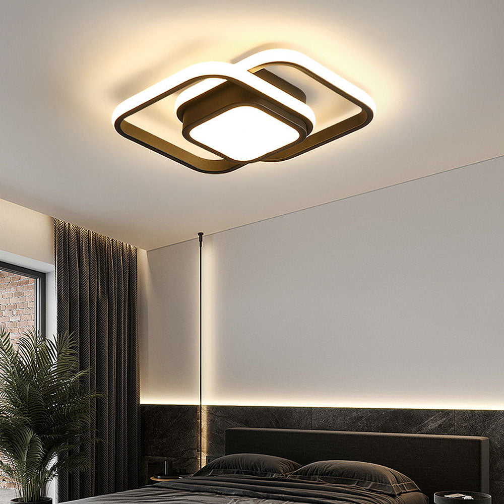 Double Ring LED Ceiling Light | Modern