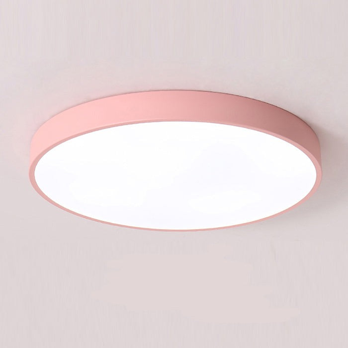 Circular Flush Ceiling Lights | Colourful