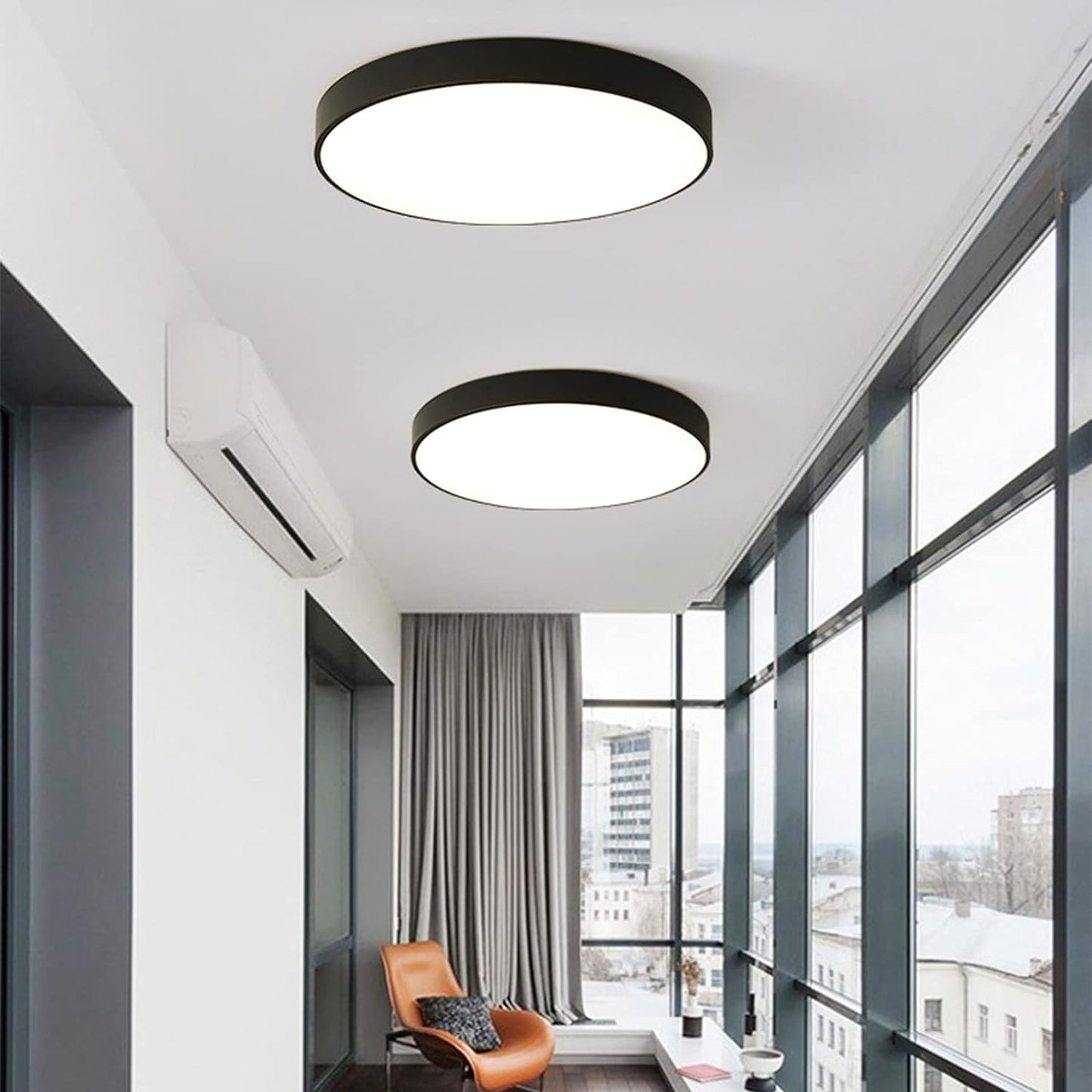 Circular Flush Ceiling Lights | Colourful