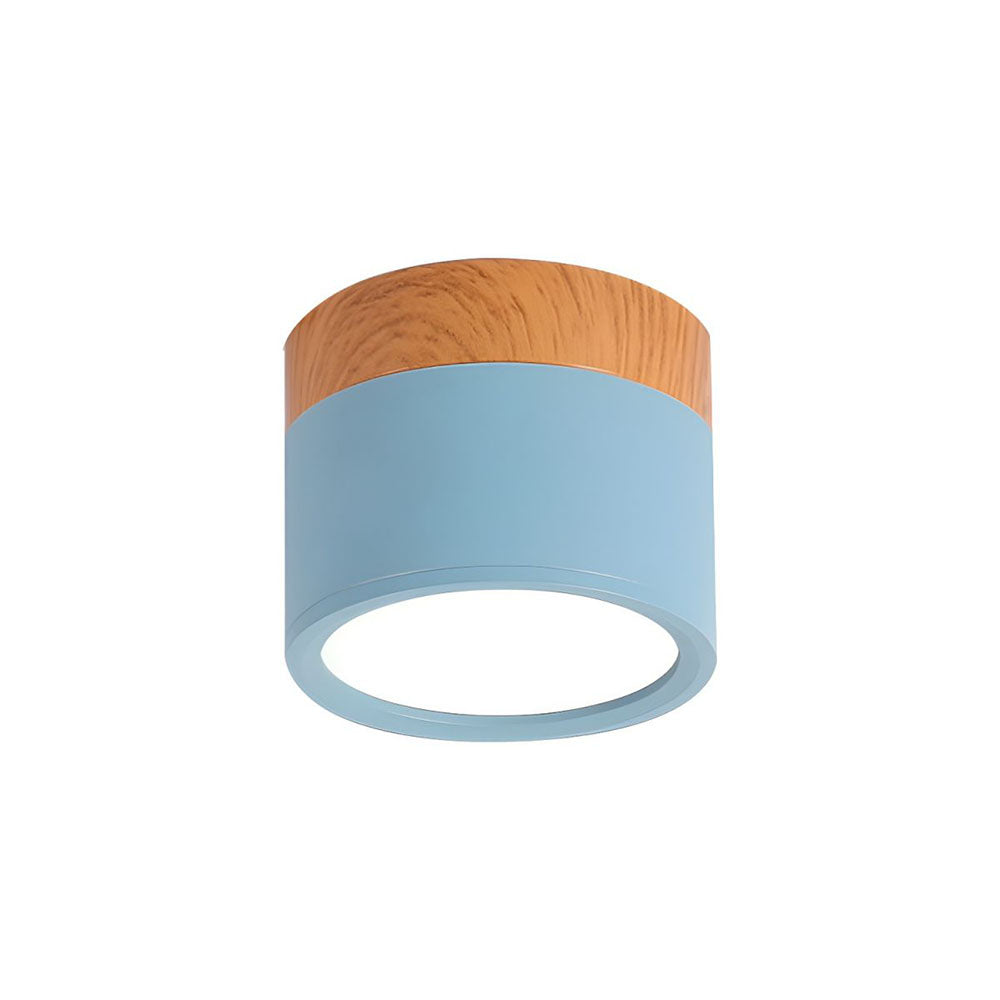 Cylinder Flush Ceiling Lights | Colourful