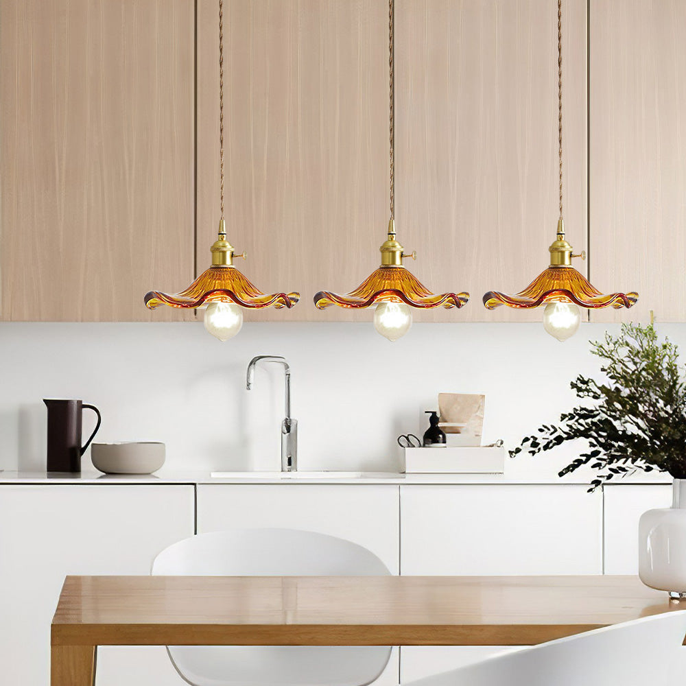 Glass Pendant Lights | Vintage