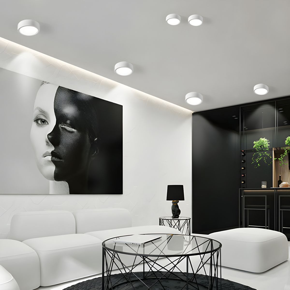 Nordic Flush Ceiling Lights | Minimalist