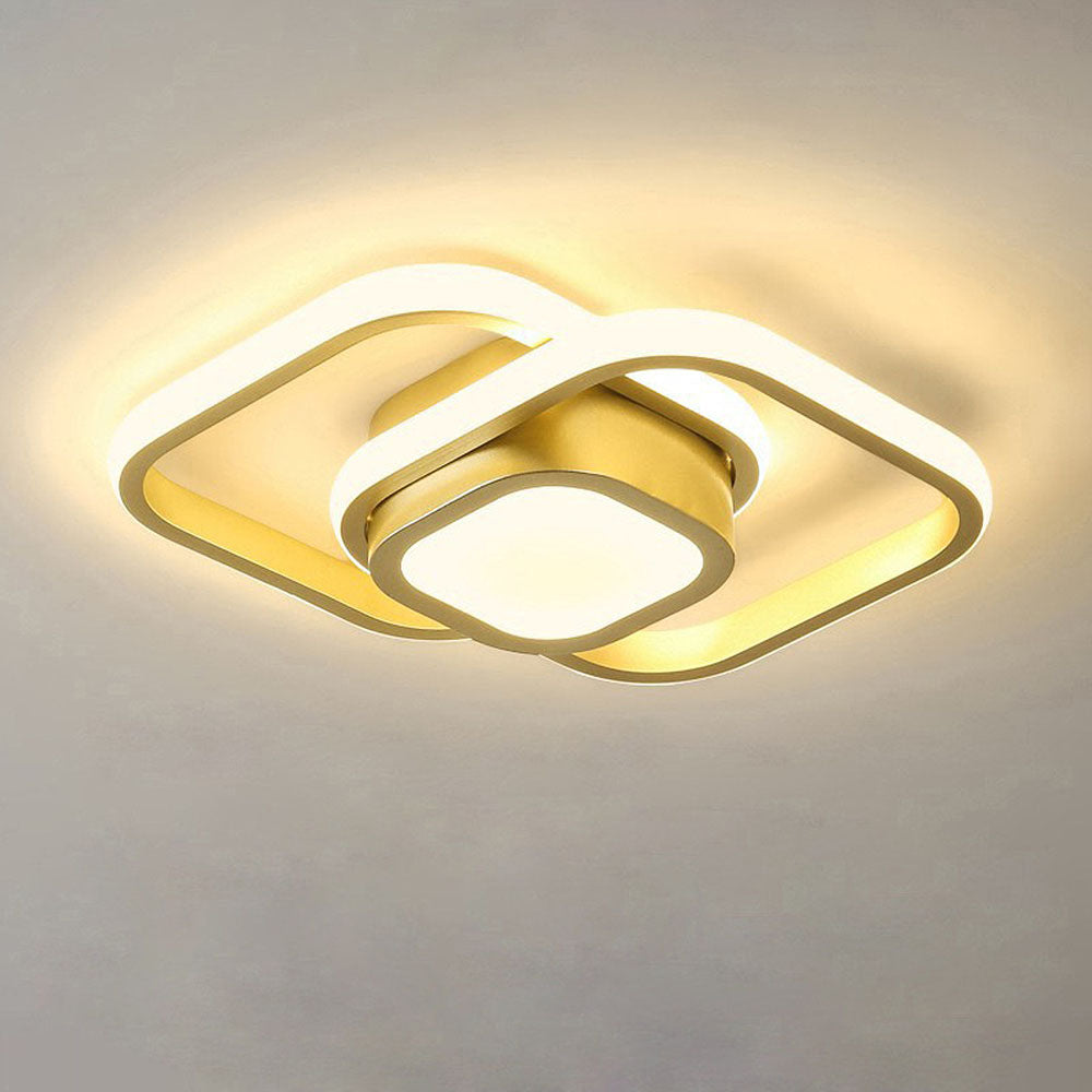 Double Ring LED Ceiling Light | Modern