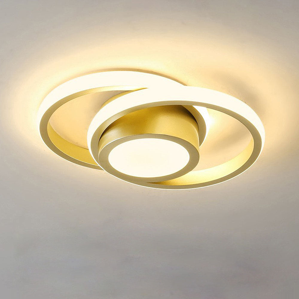 Double Ring LED Ceiling Light | Modern