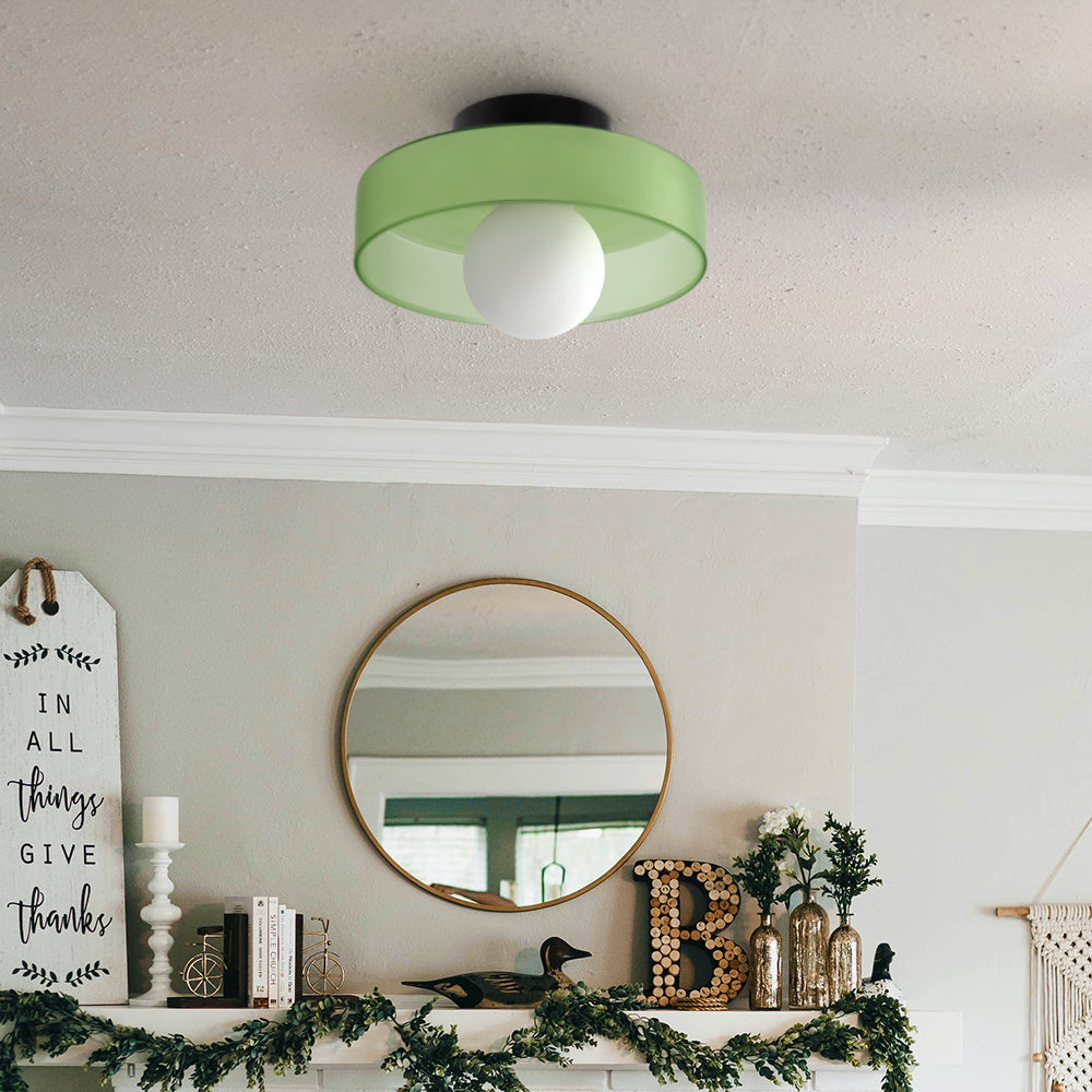 Round Flush Ceiling Lights | Colourful