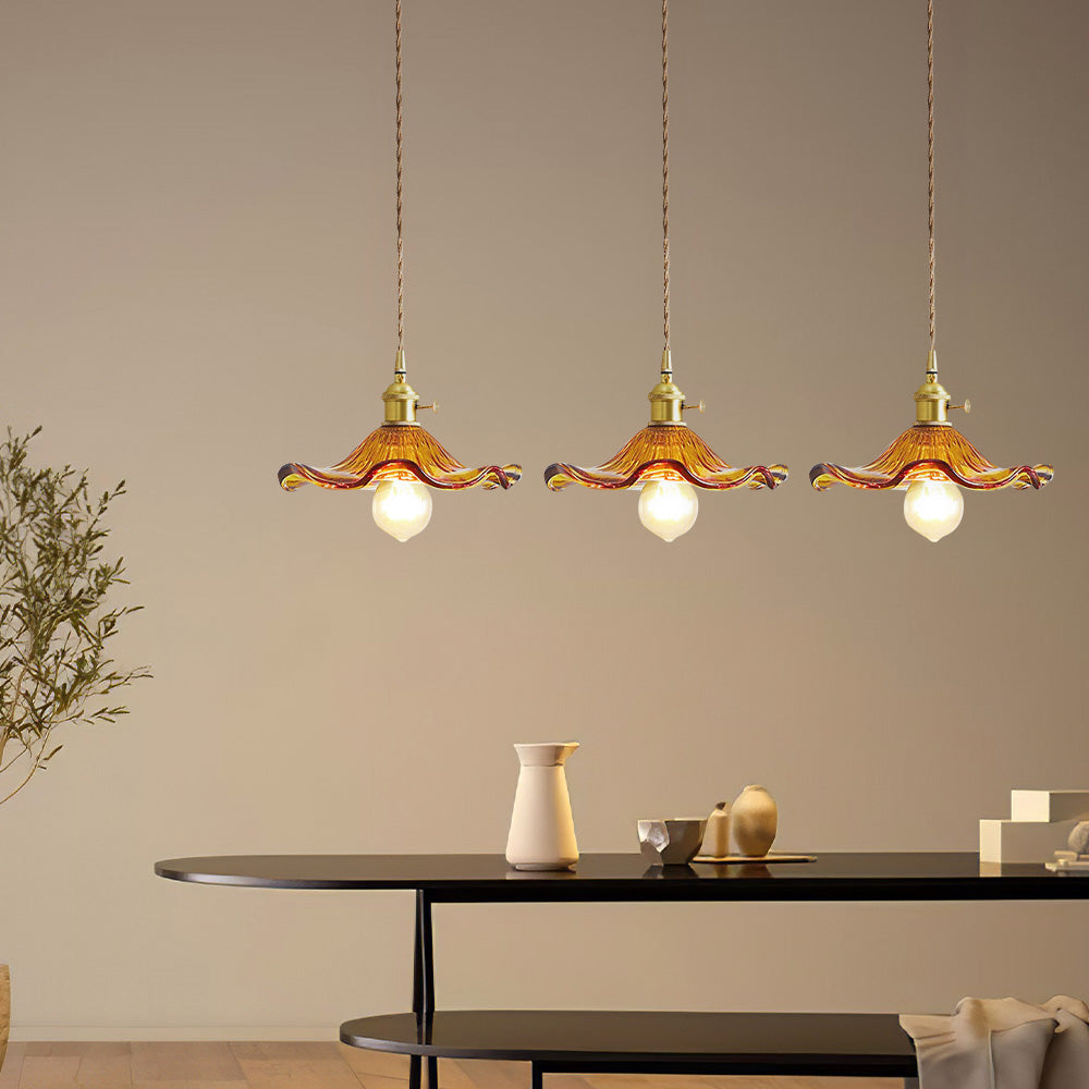 Glass Pendant Lights | Vintage