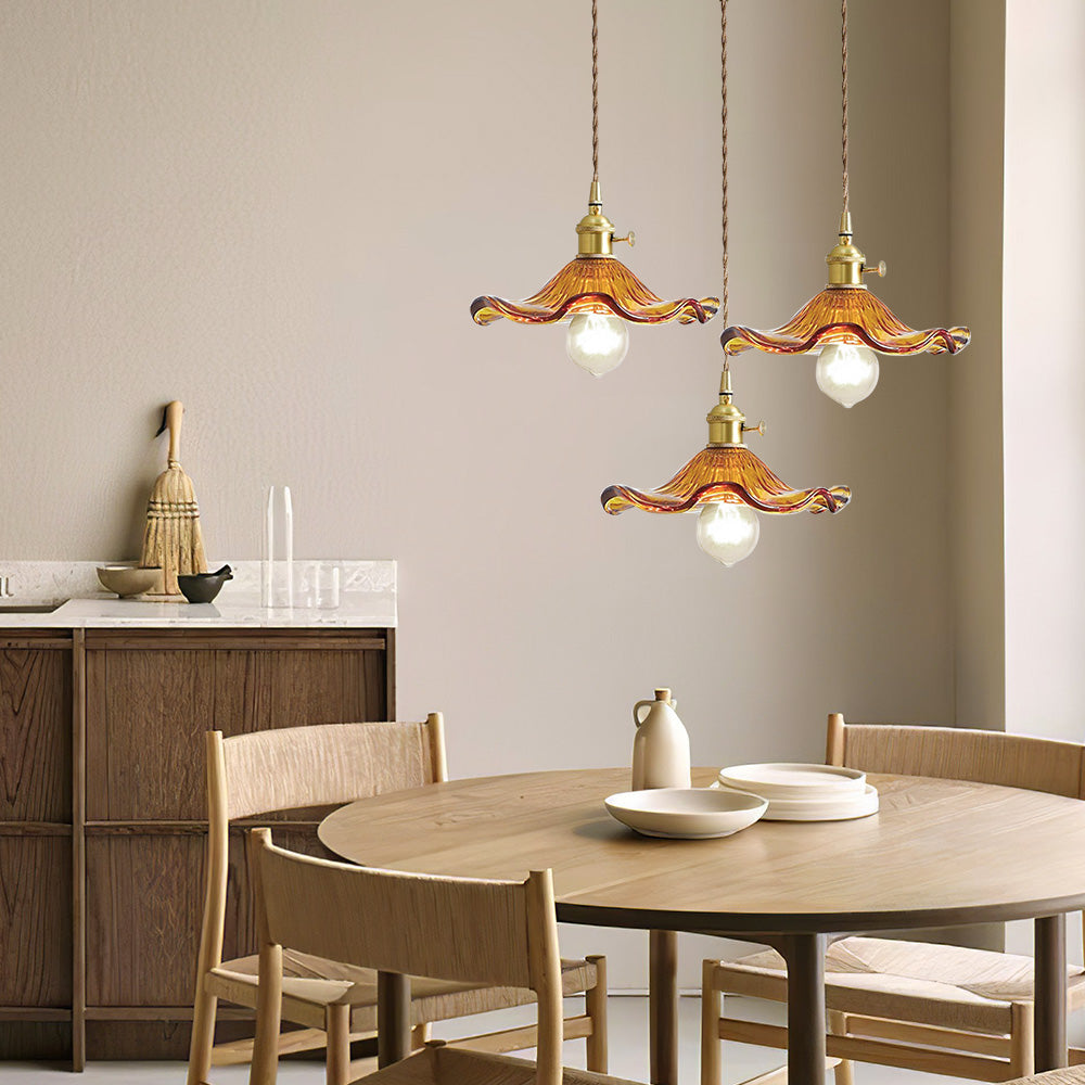 Glass Pendant Lights | Vintage