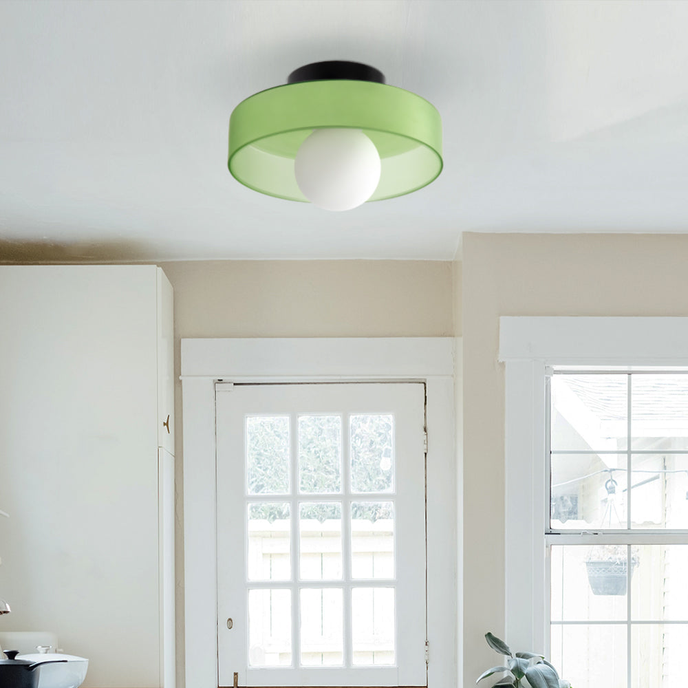 Round Flush Ceiling Lights | Colourful