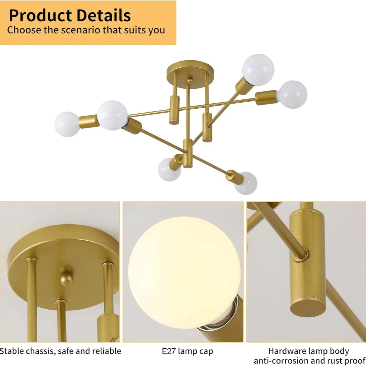 Nordic LED Ceiling Light | Contemporary