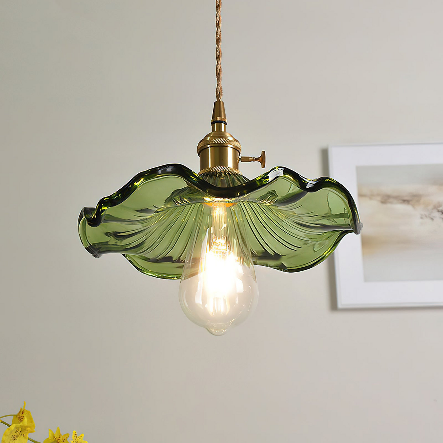 Glass Pendant Lights | Vintage