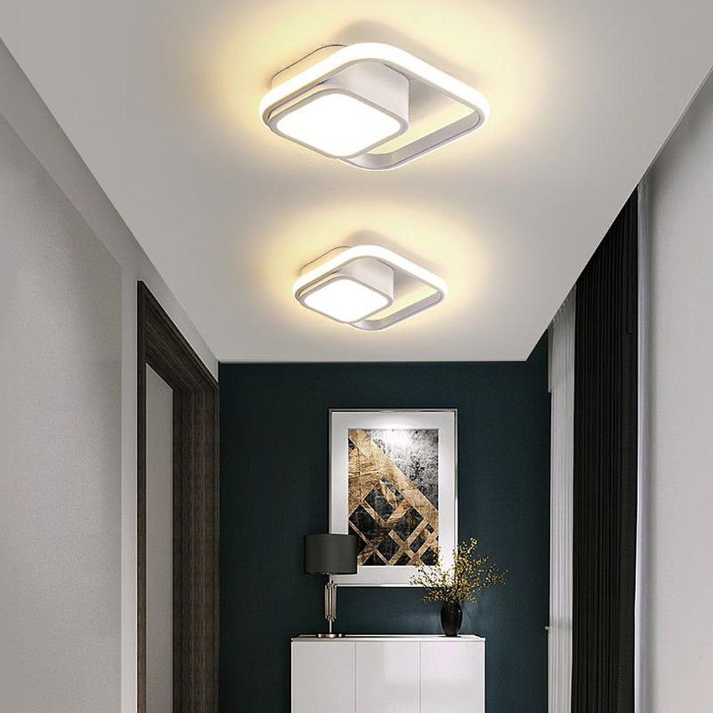 Double Ring LED Ceiling Light | Modern