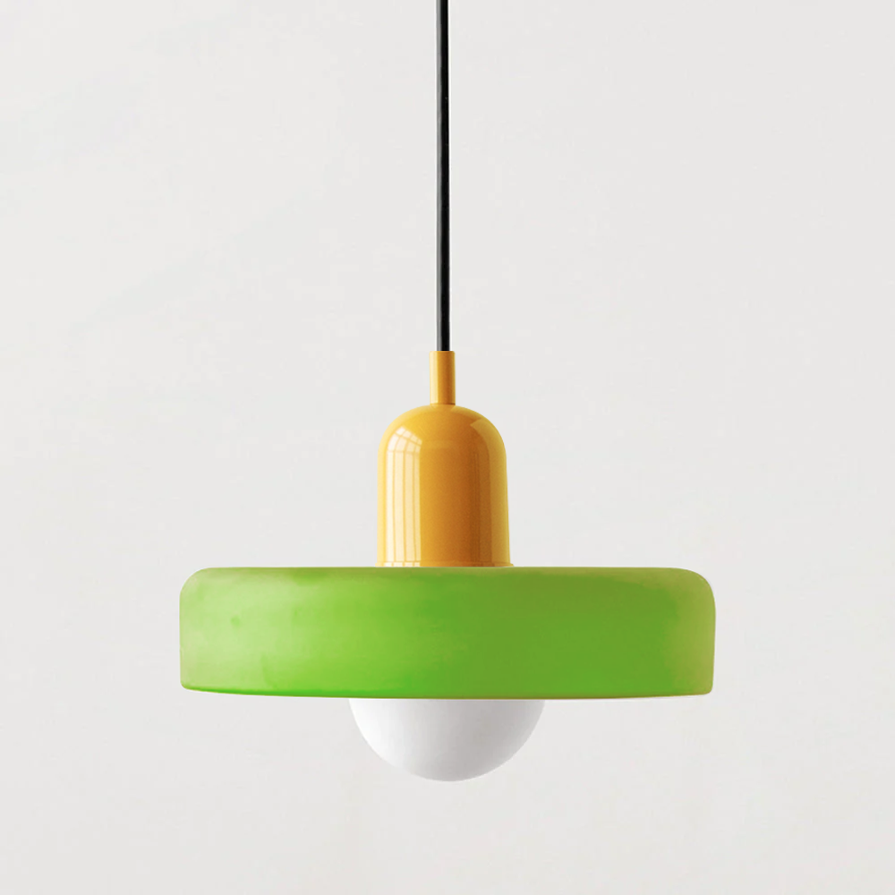 Bauhaus Modern Art Decor Glass Ceiling Pendant Light | Colorful