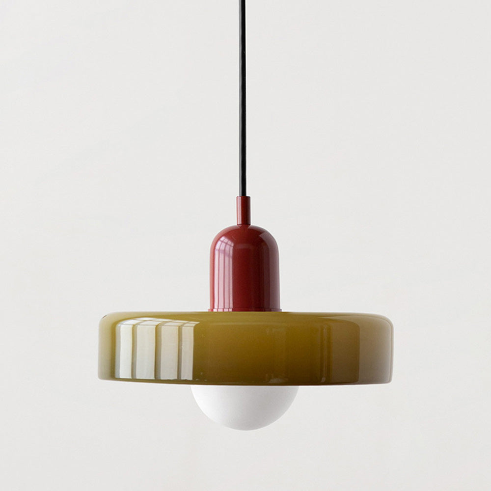 Bauhaus Modern Art Decor Glass Ceiling Pendant Light | Colorful