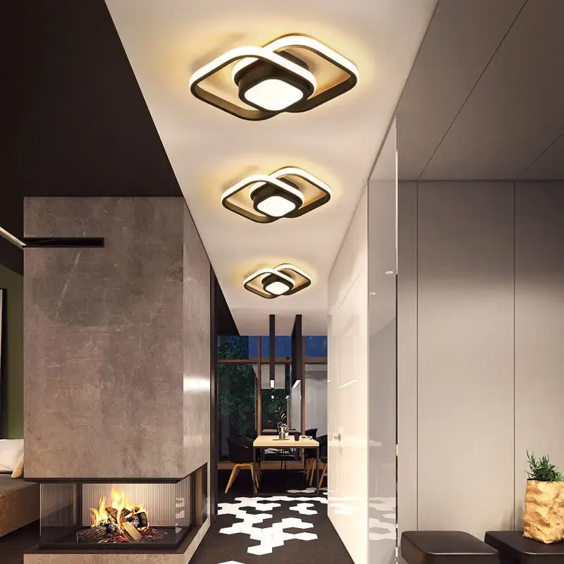 Double Ring LED Ceiling Light | Modern