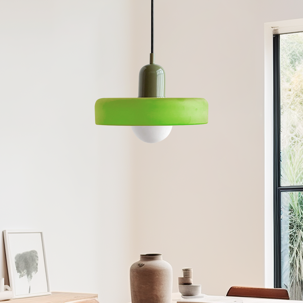 Bauhaus Modern Art Decor Glass Ceiling Pendant Light | Colorful