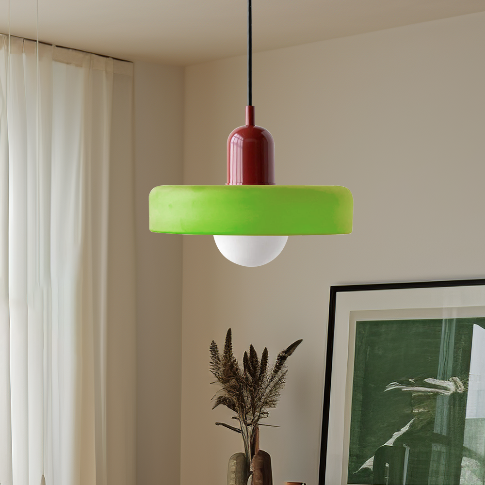 Bauhaus Modern Art Decor Glass Ceiling Pendant Light | Colorful