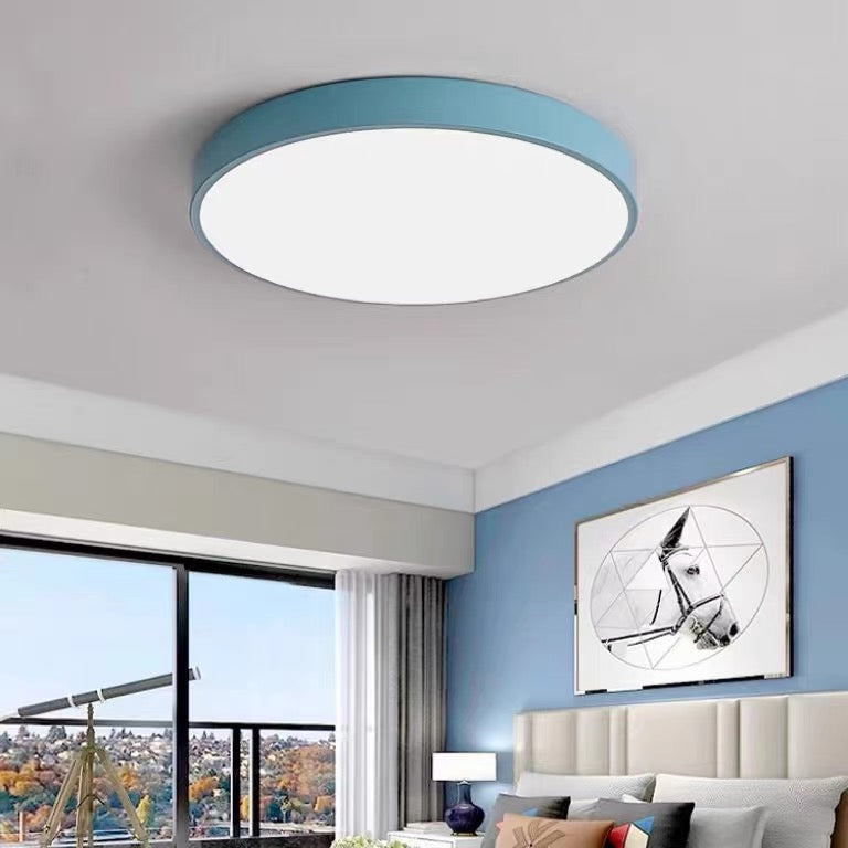 Circular Flush Ceiling Lights | Colourful