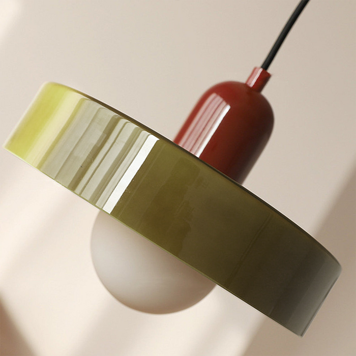 Bauhaus Modern Art Decor Glass Ceiling Pendant Light | Colorful