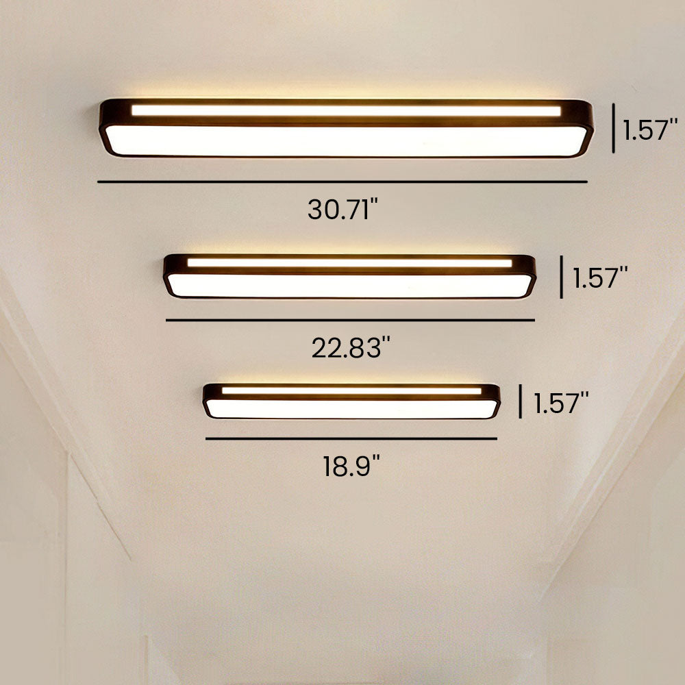 Long Flush Ceiling Lights | Modern