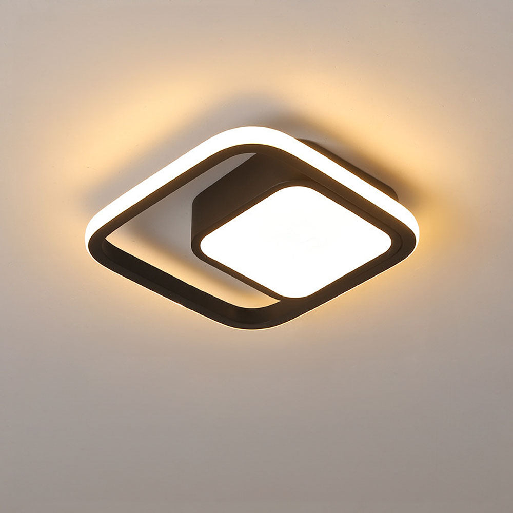 Double Ring LED Ceiling Light | Modern