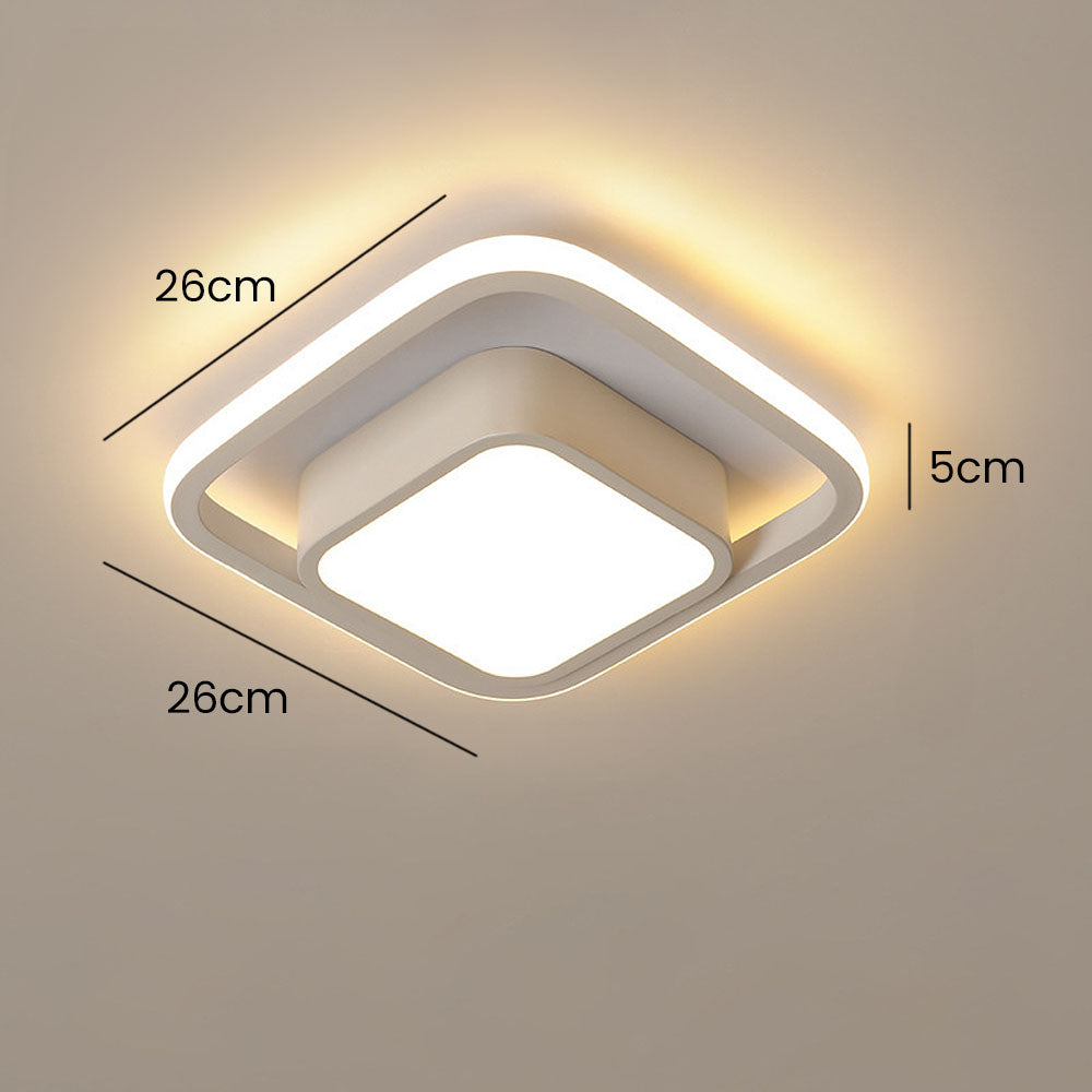 Double Ring LED Ceiling Light | Modern