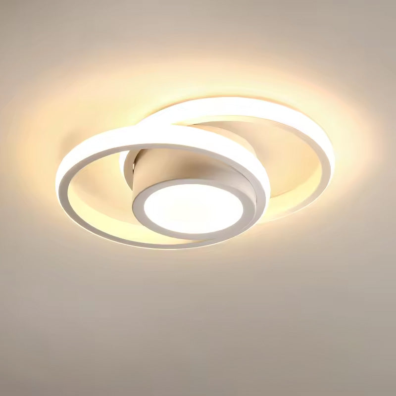 Double Ring LED Ceiling Light | Modern
